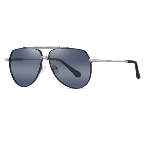 Aviator Double-Bridge Trendy Sunglasses