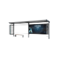 Removable modular bus shelter