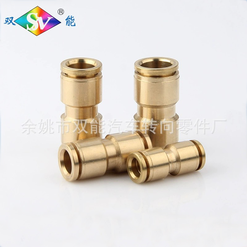 3/8in Male High Pressure Stainless Steel Compression QC Fitting - Hydraulic Quick Connector