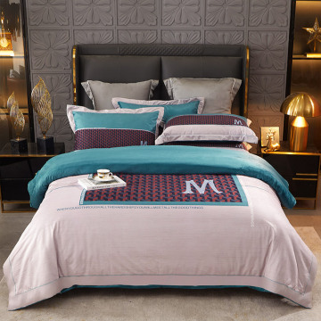 Factory wholesale solid velvet duvet bedding set