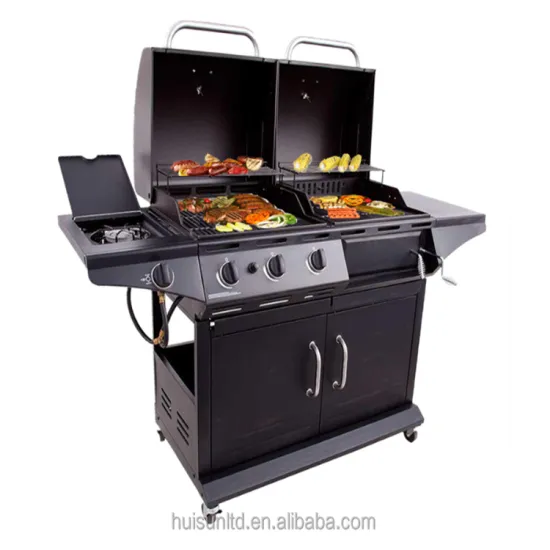 Outdoor Kitchen Liquid Propane Gas Barbecue Rack Suitable For Home Stainless Steel Gas Grill Built In Bbq