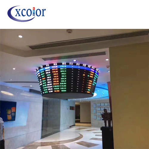 Indoor Flexible cutomized curved p4 led screen panel