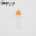 Forma súper brillante difusa de 2 mm de led naranja LED