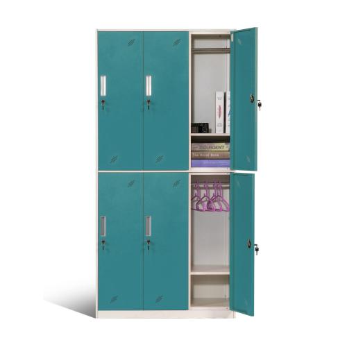 2 Tier Steel Lockers 2 Tone Coloring