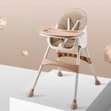 Versatile Kids Dining Chair: Foldable Baby Feeding Chair & Baby Rocker Combined