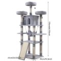 Cama de gato moderna e ecológica, torre de árvore, arranhador interno de madeira, casa de escalada, ninho macio, centro de atividades