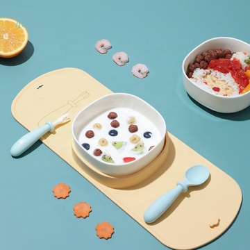 The Newest Product Silicon Baby Spoon Set Travel