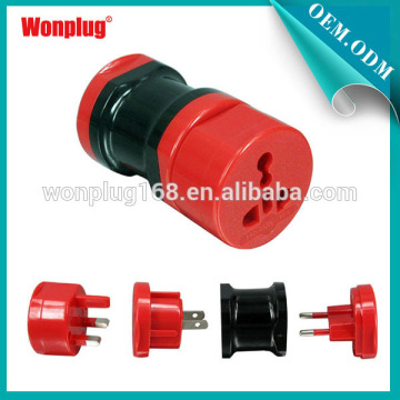 free sample world international travel multi plug with socket CE Rosh approved