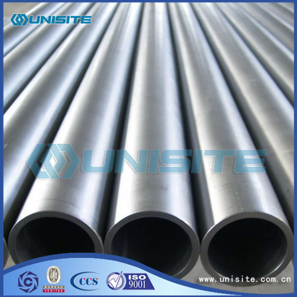 Straight stainless steel pipes