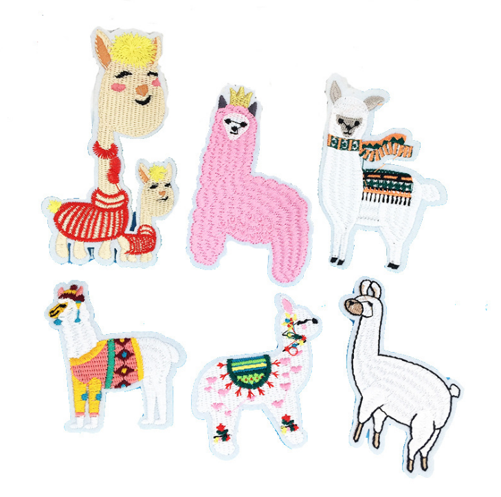 Alpaca Embroidery Patch