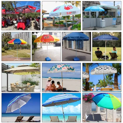 Commercial Beach Umbrellas with Logo