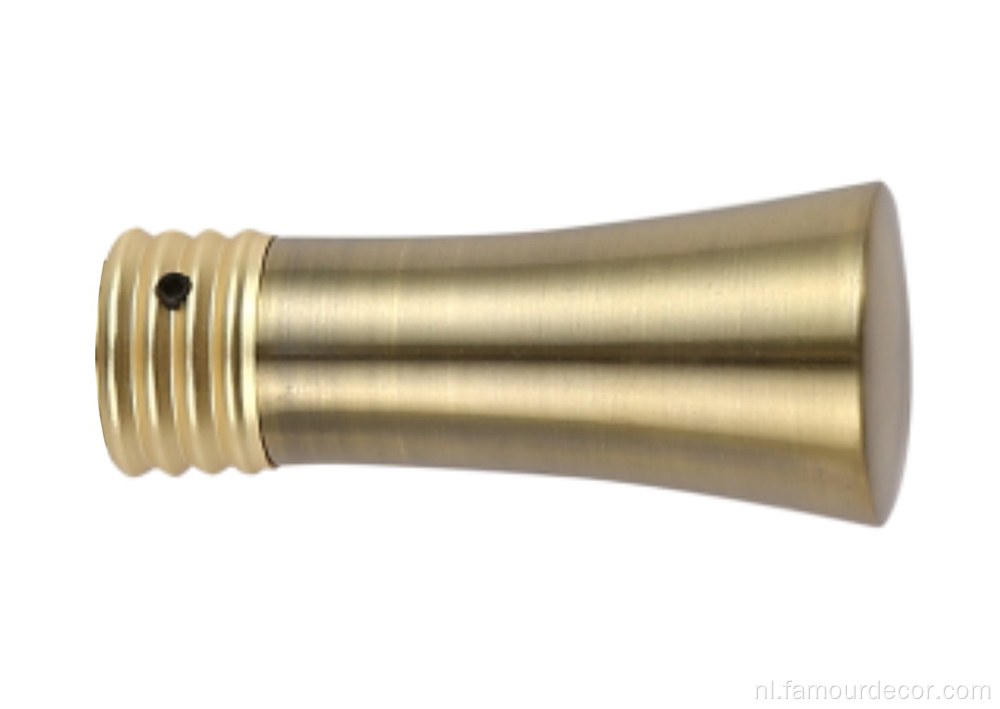 Kleine trompetvorm aluminium legering gordijnroede