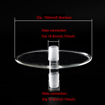 Hookah Ashtray Shisha Coal Tray Chicha Plate Nargile Smoking Accessories Glass for Shisha / Chicha / Narguile Accessories