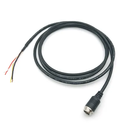 GX12 Male Car Rearview Monitoring Systems Aviation Cable