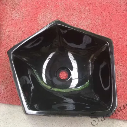 Irregular marble stone sink