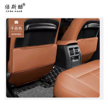 เบาะที่นั่งในรถยนต์แผ่นรองเตะสำหรับ BMW 5 Series, 3 Series, 7 Series, X1, X3, X5, X67 - การป้องกันเบาะหลังด้านหลัง