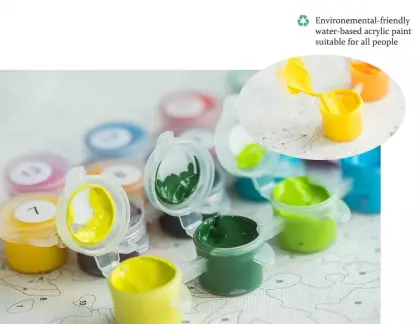 Art Abstract Animal DIY Oil Paintings for Kids