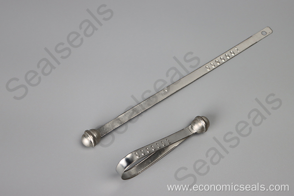 Economical Fixed Length Flat Metal Security Seals