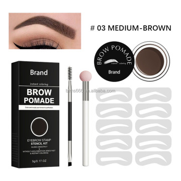 Top Selling Waterproof Eyebrow Pomade Kit with Gel - Your Own Brand