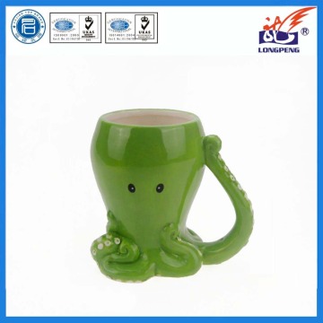 Ceramic Ocean Series Special Design Octopus Ceramic 3D Coffee Mug,Octopus Shaped Ceramic Art Crafted Mugs