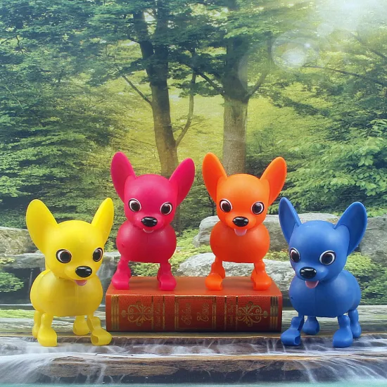 Chinese factory direct selling children's electric toy dog Plastic Color Dog Toy cute funny decompression simulation multicolor