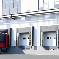 Electric Lifting Overhead Sectional Industrial Door
