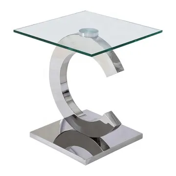 Bling Stainless Steel End Table C Base for Sofa in Living Room or Bedroom