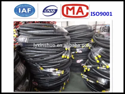 Mortar spraying machine high pressure rubber hose