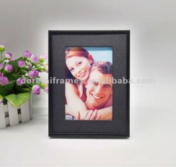 2014 new leather photo picture frame made in china