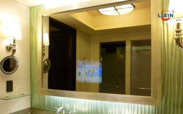CE UL Rohs IP54 luxury bathroom mirrror, multi-functions bath mirror factory direct