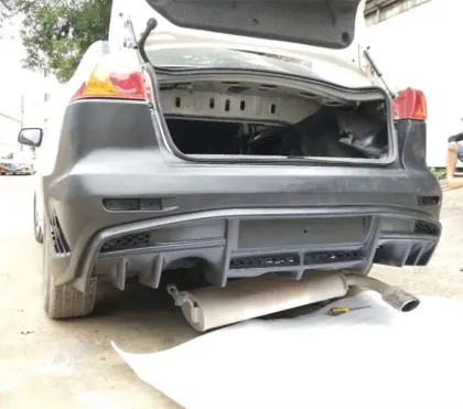 2009-2015 Mitsubishi Lancer V-aris Style Rear Bumper - Car Body Kit