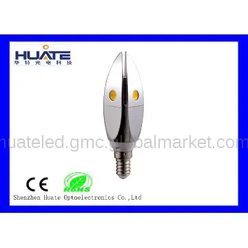 metal tulip led candle lights unique design