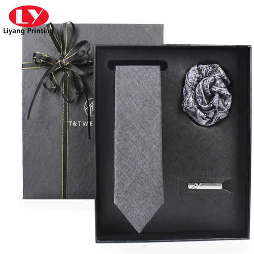 bow tie and tie set accessory gift box
