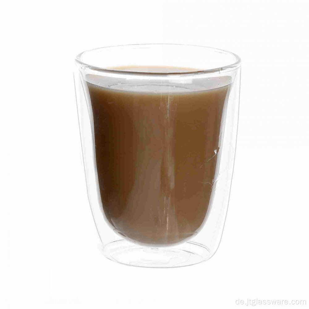 Espressotasse Glas trinken