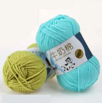 5ply acrylic milk cotton yarn for crochet