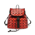 Rakaman Rhomboid baru Custom Backpack Raindrop Geometric Casual Raindrop