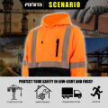 ANSI OEM Man Construction Hoodie Hi Vis Sweatshirt