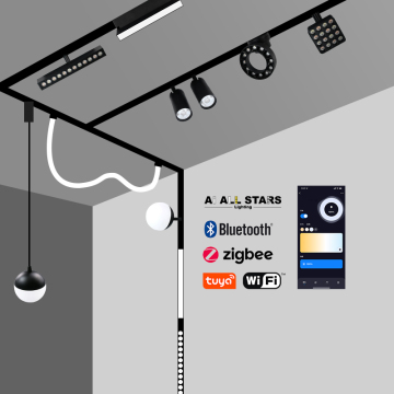 Sistema de iluminación de vía LED de 48V: tráfico ligero de imán de elevación en la superficie blanca/negra de elevación empotrada