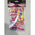 girl decoration foam sticker kit