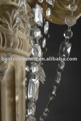 30ft Clear Acrylic Crystal Garlands