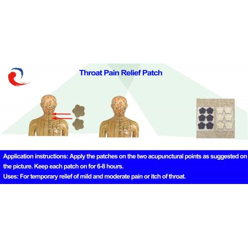 Throat pain relief patch(for itchy throat)