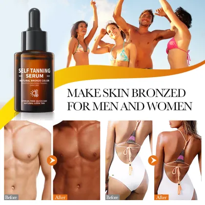 Self Tanning Essence: Moisturizing Bronze Tanning Serum