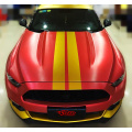 Selbstkleber Pinsel Chrom Red Car Wrap Film