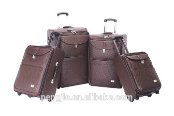 Trolley bags with aluminum trolley are popular