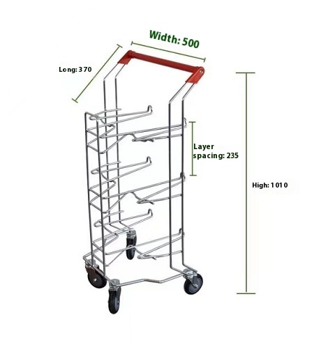 Electric Self-Service Three-Layer Metal Carts for KTV Restaurant Dessert Kiosk Hamburger Shop Manufacturers Restaurant Supplies