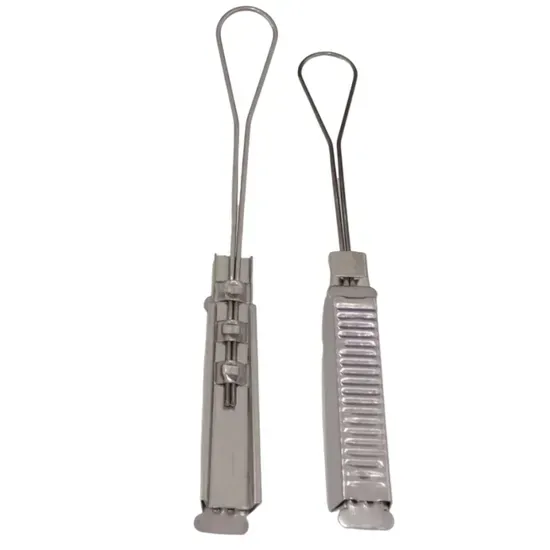 Durable 201 Stainless Steel Wire Rope Tension Clamp for Optical Fiber