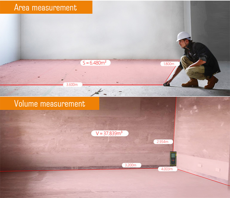 How to use JRT 100m laser distance meter distance