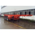 Semi-reboque Flatbed usado para contêiner 40FT