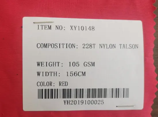 100% Polyester Nylon Talson Fabrics