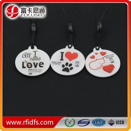 Waterproof NFC Smart Tag NFC Keychain Tag